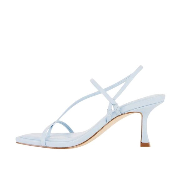 Steve Madden Locke Sandals in Blue Leather 7 New with Box Womens High Heels - Picture 6 of 14